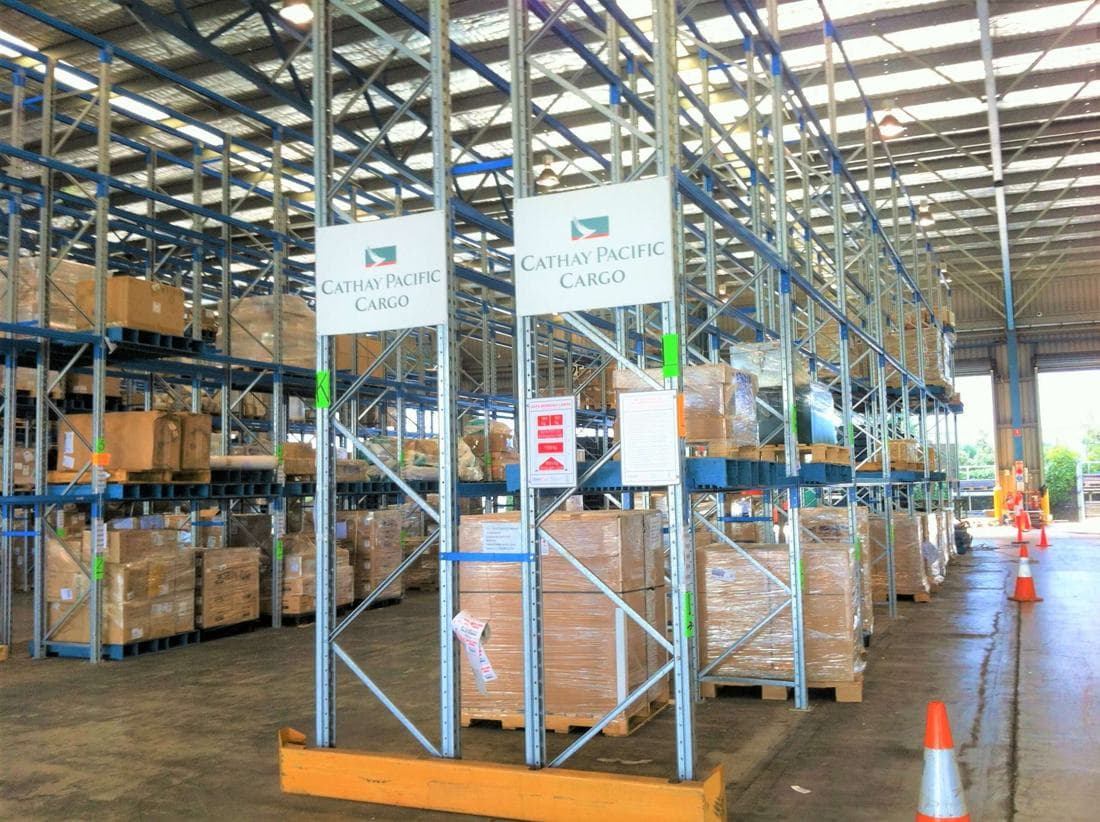 Drive-in pallet racking fitted out for a logistics operator